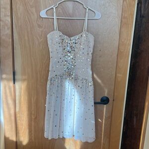 BCBGMaxAzria Cream Dress